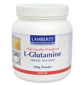 Lamberts L-Glutamine Powder Αμινοξύ για Καλή Λειτο