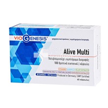 Viogenesis Alive Multi - Πολυβιταμίνη, 60 caps