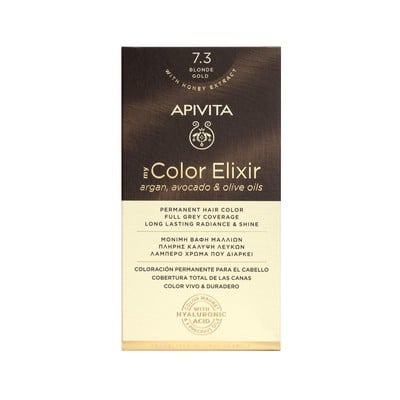Apivita Βαφή Μαλλιών My Color Elixir No7.3 Ξανθό Χ