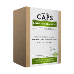 John Noa Caps Ginkgo Biloba 6000 30 Κάψουλες