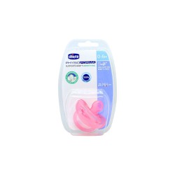 Chicco Physio Soft Silicone Pacifier 0-6m Pink 1 piece