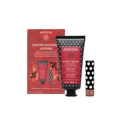 Apivita Promo Moisturizing Hand Cream Ενυδατική Κρέμα Χεριών 50ml & Lip Care Chesnut Lip Balm Χειλιών 4.4gr