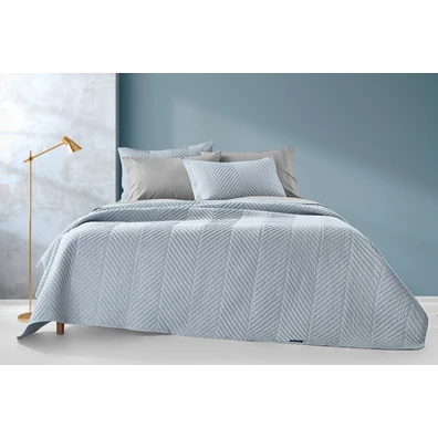 Σετ 2τμχ Κουβερλί Bone Blue 180x240 guy Laroche  1