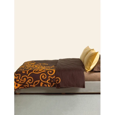 Κουβέρτα Cotton Rich 160x260 Silvestre Orange/brow