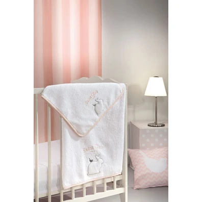 Σετ 2τμχ. Βρεφικές Πετσέτες Lapin Pink Saint Clair