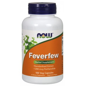 Now Foods Feverfew -Μείωση του Πυρετού & των Ημικρ