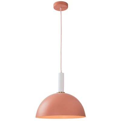 Pendant Light In White-Salmon Color 1Χε27