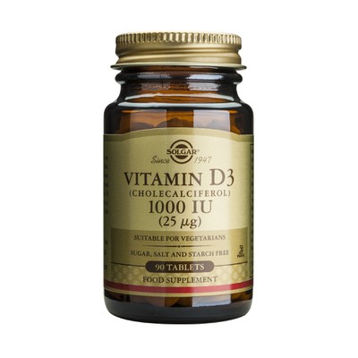 Solgar Vitamin D3 1000iu 90tabs