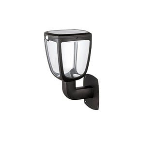 Outdoor Solar Wall Light 4000K On/Off Switch Black