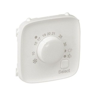 Valena Allure Plate Electronic Room Thermostat Pea
