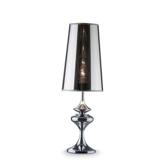 Table Lamp with Glass Shade E27 Chrome Alfiere TL1