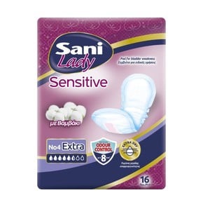 Sani Sensitive Lady Discreet Extra No4 Pads with C