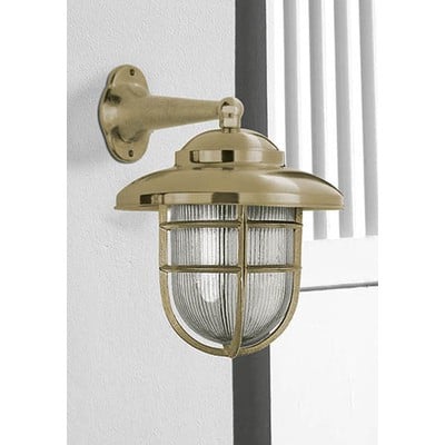 Brass Wall Light N.772 E27 Ip44 100W