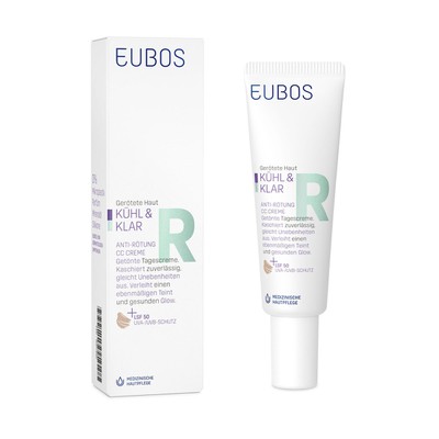 Eubos Cool & Calm Relieving CC  SPF50 Κρέμα Προσώπ
