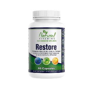 Natural Vitamins Restore Probiotics, 60 Caps