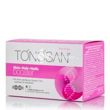 Uni-Pharma Tonosan Skin Hair Nails Booster - Δέρμα Μαλλιά Νύχια, 15 Φιαλίδια