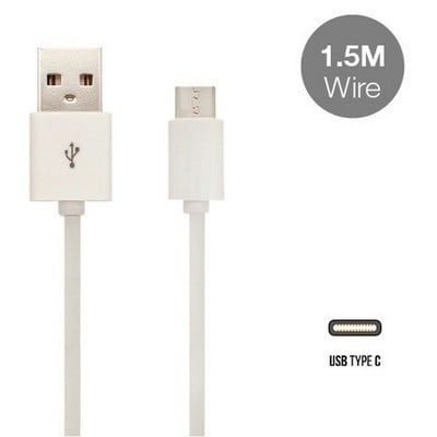 Phone Charging Cable Usb Type-C White 1,5Μ