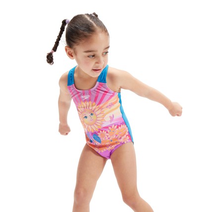 Speedo Girls Digital Printed Swimsuit (80797015834