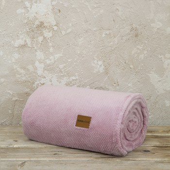 Κουβέρτα Μονή Jacquard 150x220 Mellow Pink Nima Home