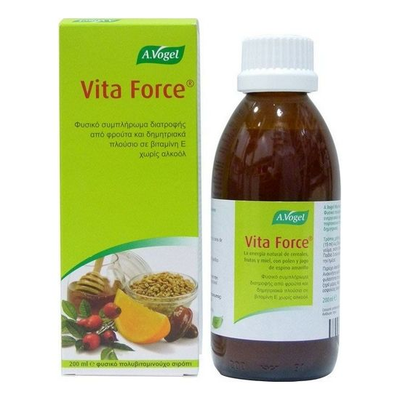 A.VOGEL Vita Force Σιρόπι Φυτικό Συμπλήρωμα Διατροφής Για Ενέργεια & Τόνωση 200ml