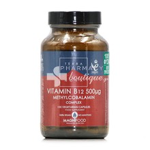 Terranova Vitamin B12 500μg Methylcobalamin Complex - Νευρικό Σύστημα, 100 caps