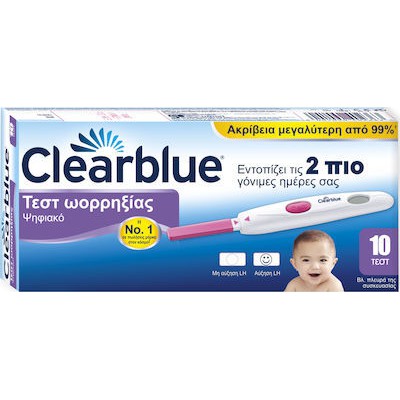 Clearblue Ψηφιακό Τέστ Ωορρηξίας 10Τμχ