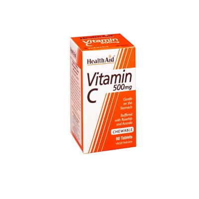 Health Aid - Vitamin C 500mg - 60chew.tabs