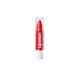 Liposan Poppy Red Nude Crayon Lipstick Περιποιητικό Balm Χειλιών Mε Χρώμα & Φυσικά Έλαια 3gr