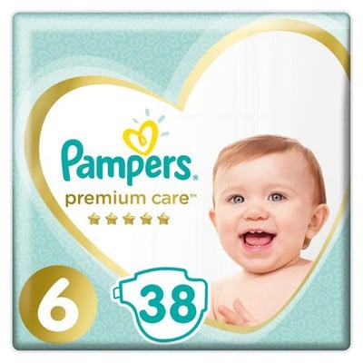 Pampers Premium Care Jumbo Pack Νo 6 (13+kg) 38τμχ