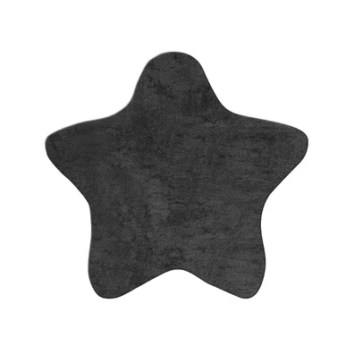 Παδικό Χαλί Feathery Black Star
