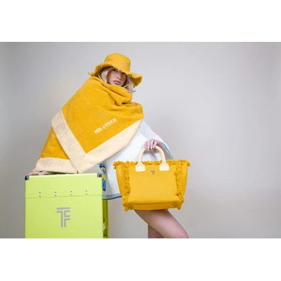 Πετσέτα Θαλάσσης Caribbean Mustard 80x170 Feel and