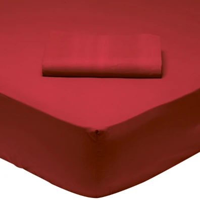 Das Home Σεντονι Μονο με Λαστιχο Bordeaux 1014 Bor