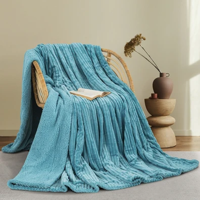 ΚΟΥΒΕΡΤΑ FLEECE/SHERPA 220X240 ADAM HOME (400) AQU