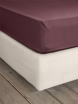 Bedsheet - Unicolors - Deep Bordeaux