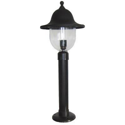 Garden Post Light Lp-800Eβ 50cm Black Plastic