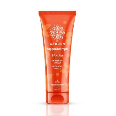 Garden Shower Gel Vanilla Αφρόλουτρο Βανίλια 100ml