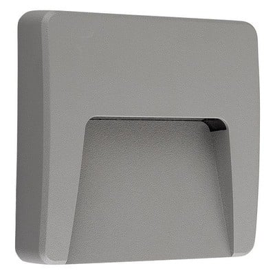 Outdoor Wall Light Led Square Gray 3W 4000K 100Lm