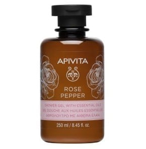 Apivita Rose Pepper Aφρόλουτρο Shower Gel with Ess