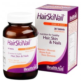 Health Aid HairSkiNail, Μαλλιά, Δέρμα & Νύχια, 30 Tablets