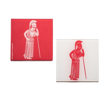 Pensive Athena coaster set 