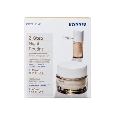 Korres Promo 2-Step Night Routine White Pine Λευκή