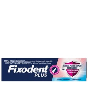 Fixodent Plus Food Barrier ixing Cream for Complet
