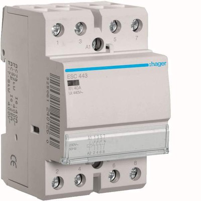 Contactor 230V 40A 3No+1Nc