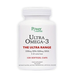 Power of Nature UltraOmega-3, 120 Μαλακές Κάψουλες
