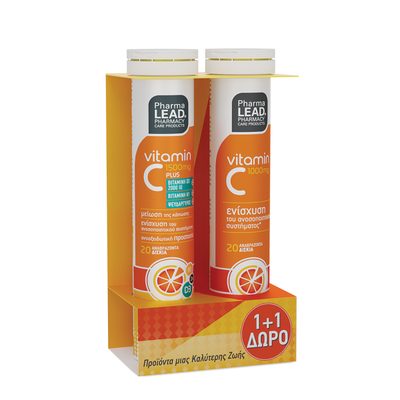 Pharmalead Vitamin C Plus Πορτοκάλι 1500mg 20 αναβ