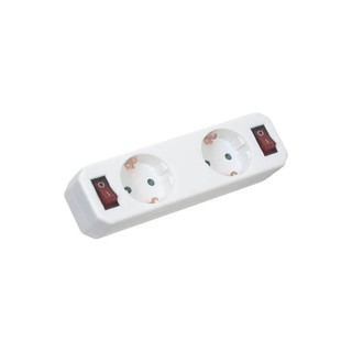 Adapter Surge Protection 2 Ways White