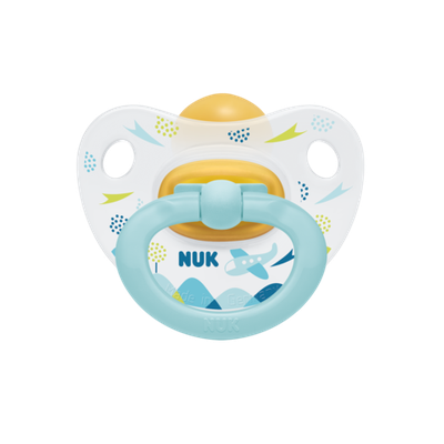 Nuk Happy Kids Latex Orthodontic Pacifier with Min