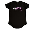 Vinyl art clothing black ombre logo t-shirt