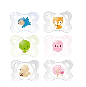 MAM Original Soother with Latex Teat for Boys 2-6 