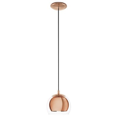 Pendant Light Rocamar Brass Colour With Transparen